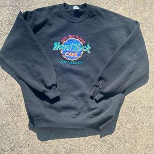 Vintage Hard Rock Cafe Los Angeles Sweatshirt Jerzee Tag